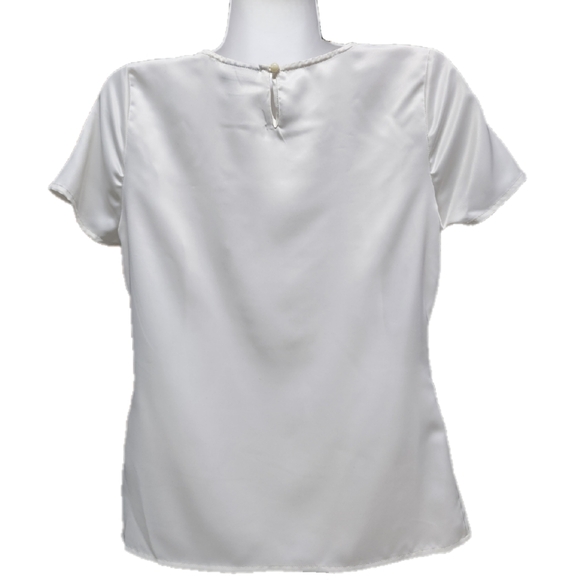 Silk Like Short Sleeve Top - Picture 3 of 7